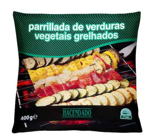Sac de légumes grillés surgelés Mercadona