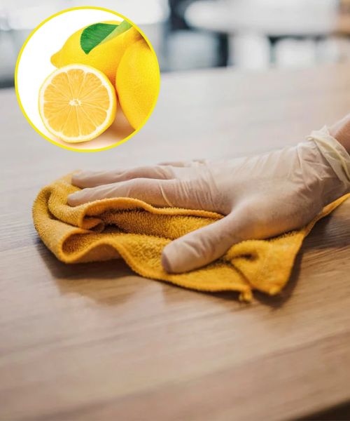 Nettoyer les odeurs des meubles avec du citron
