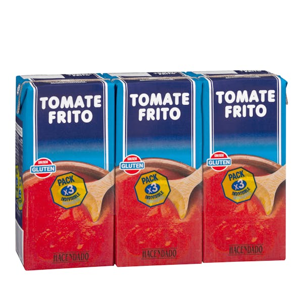 Pack 3 bricks tomate frito clásico de Mercadona