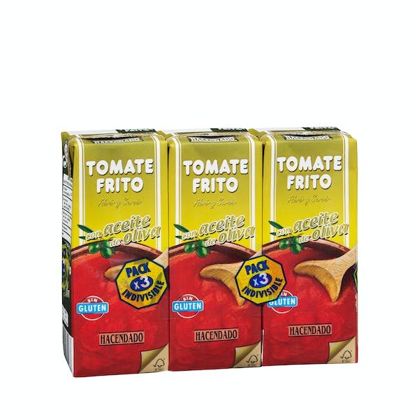 3 bricks de tomate frito con aceite de oliva Mercadona