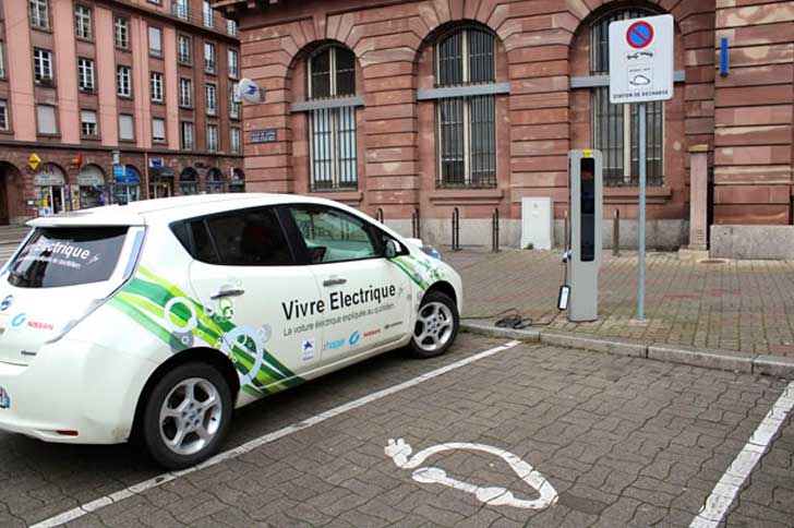 Recarga de vehículos eléctricos e híbridos en sitios públicos