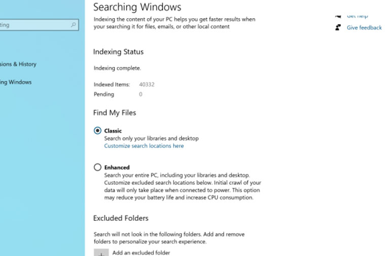 Cambiar la configuracion de busqueda de Windows febrero 2024