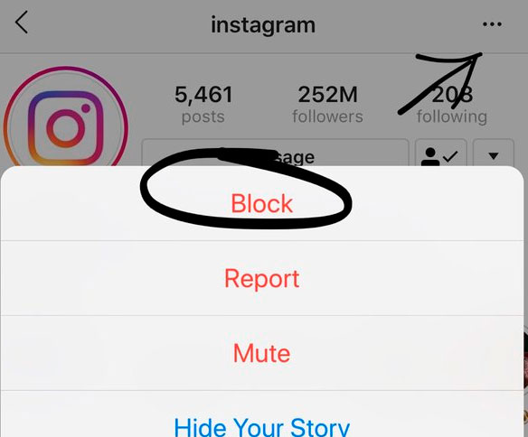 bloquear cuentas en instagram marzo 2024